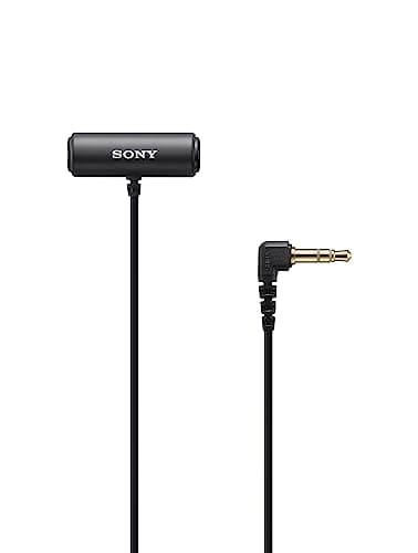 Sony ECM-LV1 Omnidirectional Stereo Lavalier Microphone main image