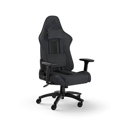 CORSAIR TC100 RELAXED Gaming Chair - Fabric Grey/Black main image