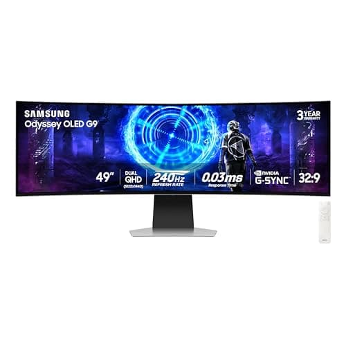 Samsung 49-inch Odyssey OLED G9 G95SD Dual QHD Curved Gaming Monitor (LS49DG956SNXGO) main image