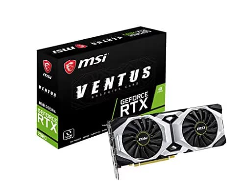 MSI GeForce RTX 2080 VENTUS 8GB GDDR6 Silver / Black main image