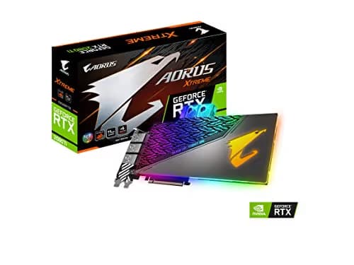 Gigabyte AORUS GeForce RTX 2080 Ti Xtreme WATERFORCE 11G Graphics Card image