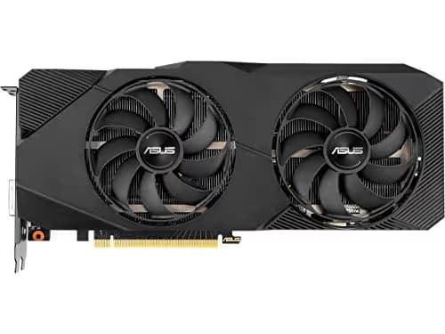 ASUS DUAL GeForce RTX 2060 SUPER EVO V2 OC Edition Gaming Graphics Card (PCIe 3.0, 8GB GDDR6, HDMI, DisplayPort, DVI-D, Axial-Tech Fan, 0dB Technology, DirectCU II, Auto-Extreme) (DUAL-RTX2060S-O8G-EVO-V2) image