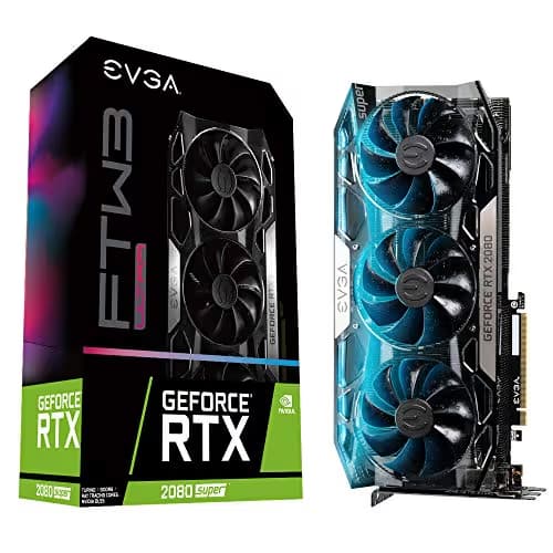 EVGA FTW3 ULTRA GAMING GeForce RTX 2080 SUPER 8GB GDDR6 Transparent / Black image