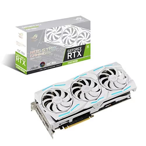 ROG Strix White GeForce RTX 2080 Super Overclocked Triple-Fan 8GB GDDR6 PCIe 3.0 Graphics Card image