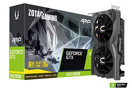 Zotac GAMING AMP GeForce GTX 1660 SUPER 6GB GDDR6 Black main image