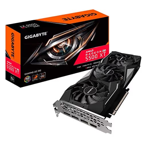 GIGABYTE Radeon RX 5500 XT 8GB GDDR6 PCI Express 4.0 x16 ATX Video Card GV-R55XTGAMING OC-8GD image