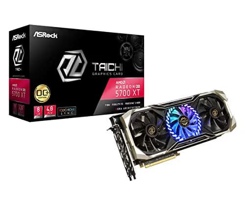 ASRock Radeon RX 5700 XT Taichi X OC+ 8GB GDDR6 Black / Gold image
