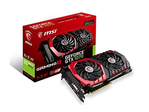 MSI GAMING X GeForce GTX 1070 8GB GDDR5 Black / Red image