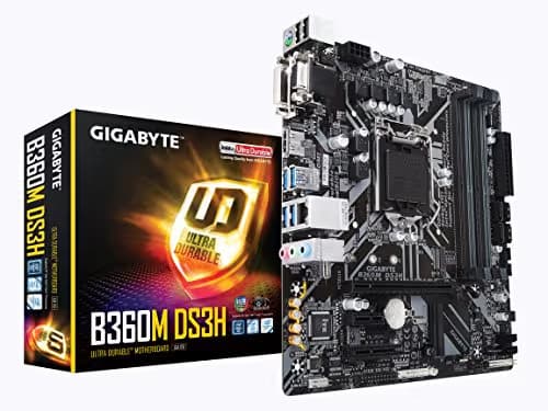 GIGABYTE B360M DS3H LGA 1151 (300 Series) Intel B360 HDMI SATA 6Gb/s USB 3.1 Micro ATX Intel Motherboard main image