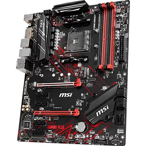 MSI Performance Gaming AMD Ryzen 2ND and 3rd Gen AM4 M.2 USB 3 DDR4 DVI HDMI Crossfire ATX Motherboard (B450 GAMING PLUS Max) main image
