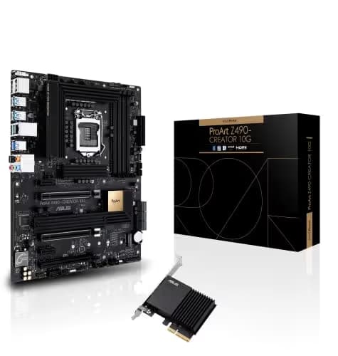ASUS ProArt Z490-CREATOR 10G Intel Z490 LGA 1200 ATX Content Creation Motherboard image