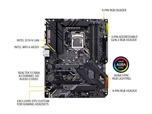 Asus Z490-PLUS TUF GAMING (WI-FI) DDR4 ATX image