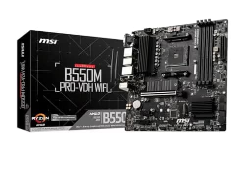 MSI PRO B550M PRO-VDH WIFI AM4 DDR4 Micro-ATX image