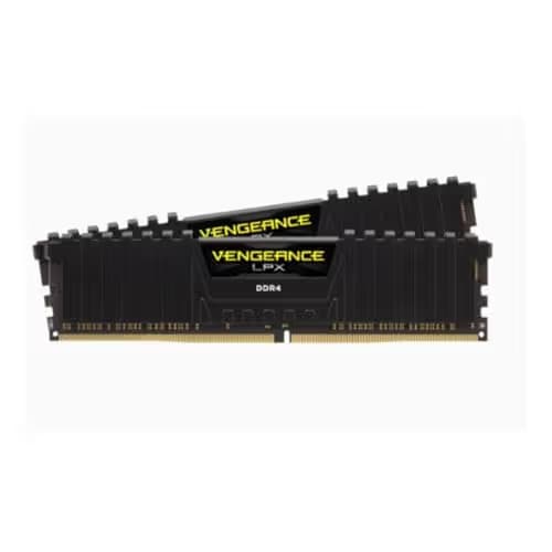 Corsair Vengeance LPX Black / Yellow DDR4-2666 CL16 16GB (2x8GB) image