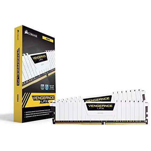 Corsair VENGEANCE® LPX 16GB (2 x 8GB) DDR4 DRAM 3000MHz C15 Memory Kit - White image