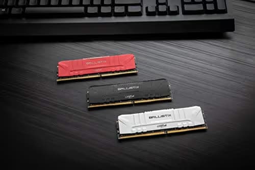 Crucial Ballistix 3600 MHz DDR4 DRAM Desktop Gaming Memory Kit 64GB (32GBx2) White image