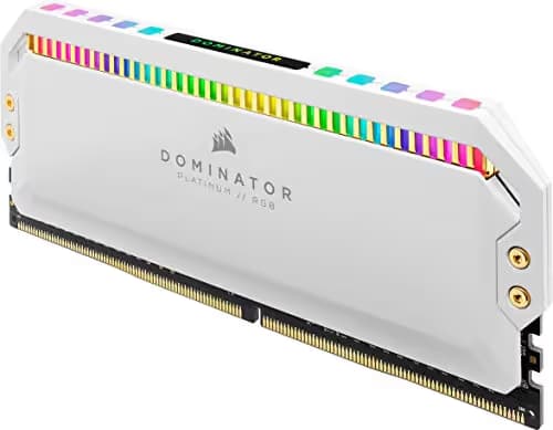 DOMINATOR PLATINUM RGB 64GB (4x16GB) DDR4 3200MHz C16 Memory Kit - White image