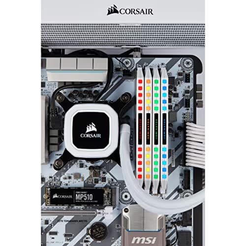 DOMINATOR PLATINUM RGB 64GB (4x16GB) DDR4 3200MHz C16 Memory Kit - White image