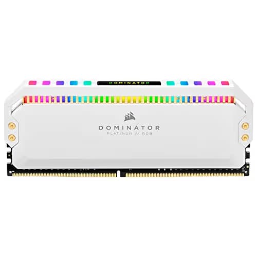 DOMINATOR PLATINUM RGB 64GB (4x16GB) DDR4 3200MHz C16 Memory Kit - White image