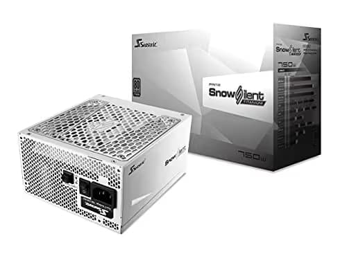 SeaSonic Electronics Prime Snow Silent 750 Titanium SSR-750TR 750W 80+ Titanium ATX12V & EPS12V Full Modular 135mm FDB Fan Power On Self Tester 12 Year Warranty Power Supply Color White main image