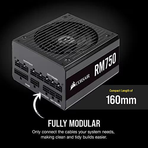 Corsair RM750 (2019) Black ATX 750W Fully Modular 80+ Gold image