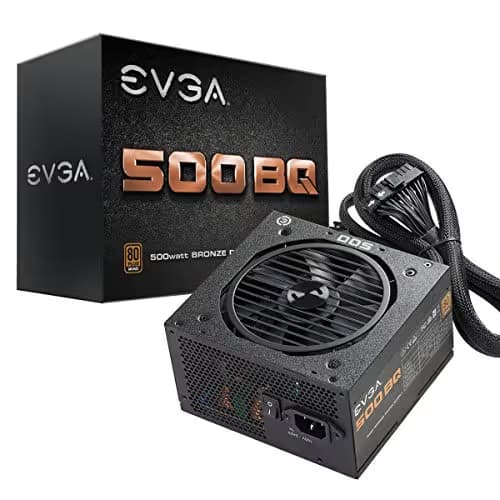 EVGA 500 BQ, 80+ BRONZE 500W, Semi Modular, FDB Fan, 3 Year Warranty, Power Supply main image