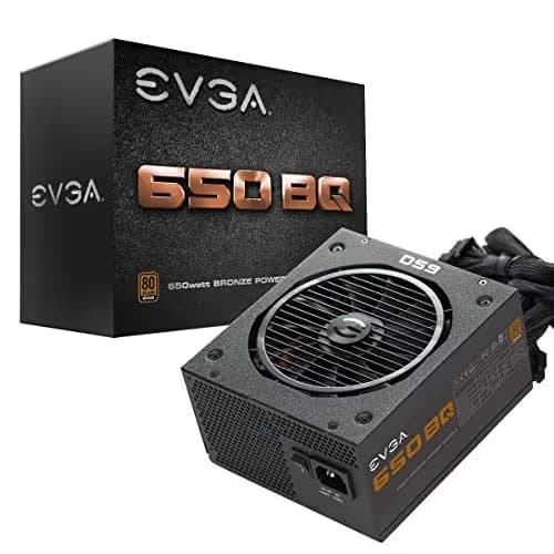 EVGA 110-BQ-0600-K1 600 BQ, 80+ Bronze 600W, Semi Modular, FDB Fan, 3 Year Warranty, Power Supply image