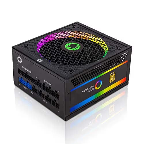 GameMax RGB Rainbow 850 W 80+ Gold Certified Fully Modular ATX Power Supply main image
