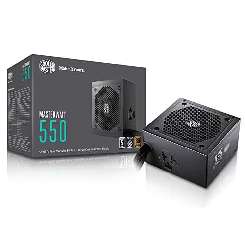 Cooler Master MasterWatt 550 550 W 80+ Bronze Certified Semi-modular ATX Power Supply main image