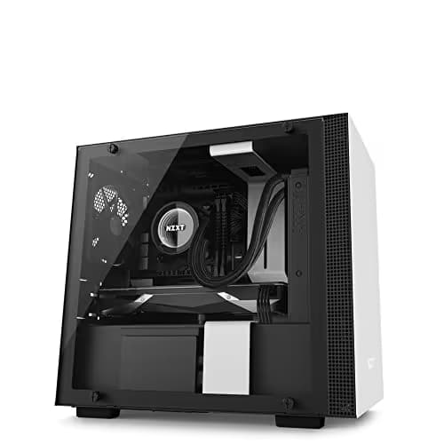 NZXT H200 - White - Mini-ITX PC Gaming Case - Tempered Glass Panel - All-Steel Construction - Enhanced Cable Management System - Water Cooling Ready main image