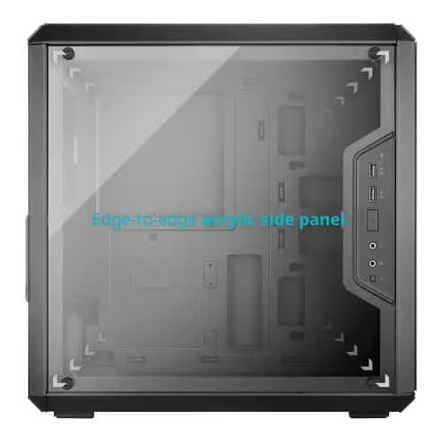 Cooler Master MasterBox Q300L Black Micro ATX Tower Acrylic Side Panel image