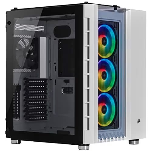 CORSAIR Crystal Series 680X RGB High Airflow Tempered Glass ATX Smart Case, White image