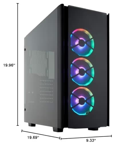 Corsair Obsidian 500D RGB SE Tempered Glass ATX Mid-Tower Computer Case - Black image