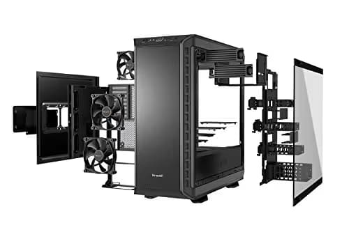 be quiet! Dark Base PRO 900 Orange Rev. 2, Full Tower ATX, 3 Pre-Installed Silent Wings 3 Fans, BGW14, Tempered Glass Window, RGB LED Illumination image