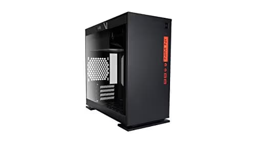 InWin 301 Black Tempered Glass Premium Micro-ATX Mini-ITX Tower Gaming Computer Case image