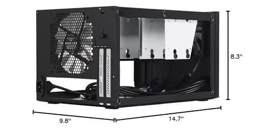 Fractal Design Node 304 Mini-ITX Tower Black / White with USB 3.2 Gen 1 Type-A image