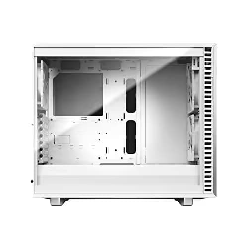 Fractal Design Define 7 White Solid Brushed Aluminum/Steel E-ATX Silent Modular Mid Tower Computer Case image