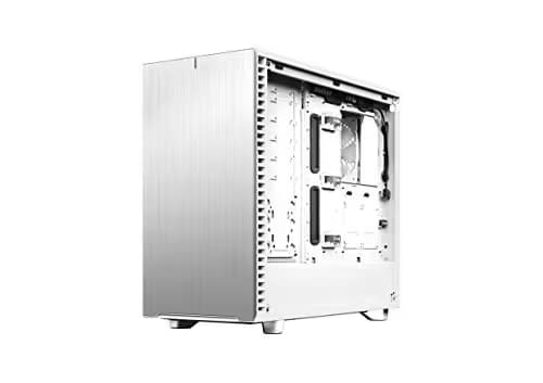 Fractal Design Define 7 White Solid Brushed Aluminum/Steel E-ATX Silent Modular Mid Tower Computer Case image