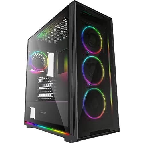 GameMax View ARGB Tempered Glass Mid Tower Case image