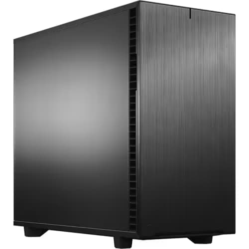 Gamemax Black Hole Black USB3.0 Tempered Glass ATX Mid Tower Gaming Computer Case w/2 x 200mm ARGB Ring Fan x Front and 1 x 120mm ARGB Ring Fan x Rear (Pre-Installed) image