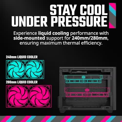 Cooler Master MasterBox NR200 Mini-ITX Desktop Black image