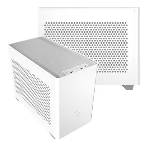 Cooler Master MasterBox NR200 Mini-ITX Desktop White with Front Panel USB 3.2 Gen 1 Type-A image