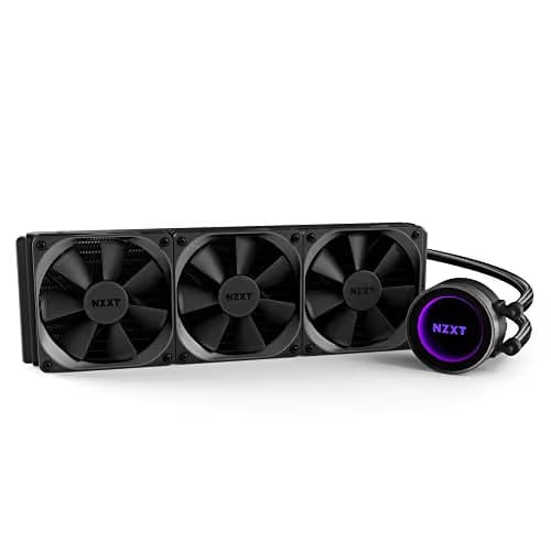 NZXT Kraken X72 360mm - All-In-One RGB CPU Liquid Cooler - CAM-Powered - Infinity Mirror Design - Performance Engineered Pump - Reinforced Extended Tubing - Aer P120mm Radiator Fan (3 Included) main image