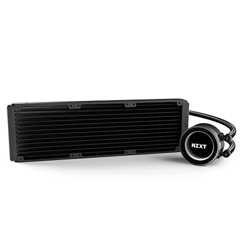 NZXT Kraken X72 360mm - All-In-One RGB CPU Liquid Cooler - CAM-Powered - Infinity Mirror Design - Performance Engineered Pump - Reinforced Extended Tubing - Aer P120mm Radiator Fan (3 Included) image