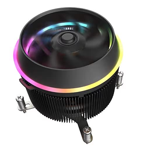 DarkFlash Shadow Pro PWM Aluminum CPU LED Addressable RGB Motherboard Control Cooler Cooling Fan Motherboard Sync for Intel Core i7/i5/i3 AM3/AM4 main image
