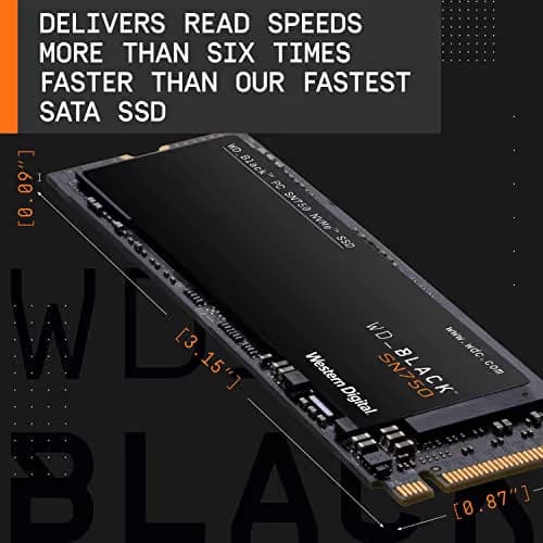 Western Digital Black SN750 500GB M.2-2280 SSD PCIe 3.0 X4 NVMe image
