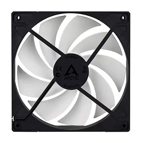 ARCTIC F14 SILENT-140 mm Standard Case Fan, Ultra Low Noise Cooler, Silent Cooler with Standard Case, Push- or Pull Configuration Possible image