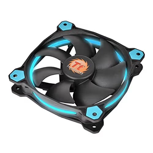 Thermaltake Riing 120mm Black / Blue Blue 40.6 CFM image