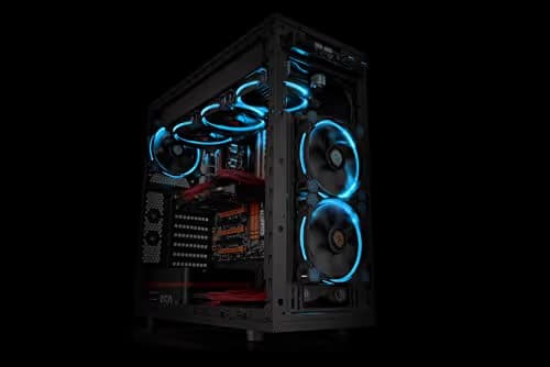 Thermaltake Riing 120mm Black / Blue Blue 40.6 CFM image