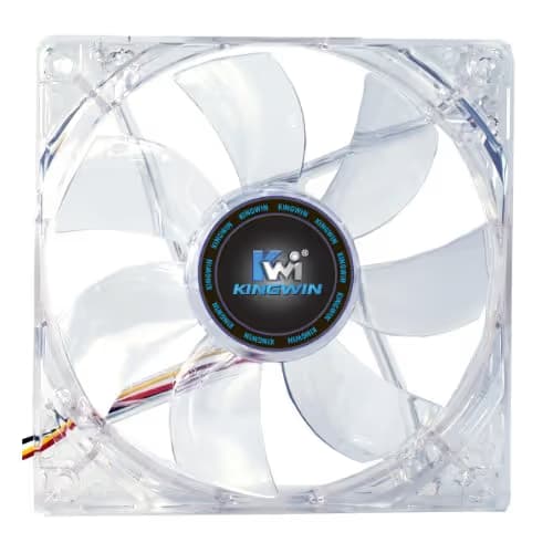 Kingwin 120mm CFR-012LB Silent Fan, For Computer Cases, CPU Coolers, Long Life Bearing, Quiet Efficient Cooling, and Provide Excellent Ventilation for PC Cases-[Red LED] main image